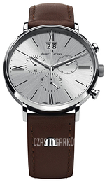 Maurice Lacroix Eliros Srebrny/Skóra Ø40 mm EL1088-SS001-110-2