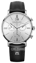 Maurice Lacroix Eliros Srebrny/Skóra Ø40 mm EL1088-SS001-111-1