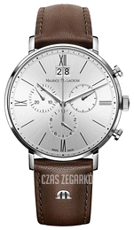 Maurice Lacroix Eliros Srebrny/Skóra Ø40 mm EL1088-SS001-111-2