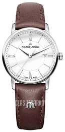 Maurice Lacroix Eliros Date Ladies Biały/Skóra Ø30 mm EL1094-SS001-110-1