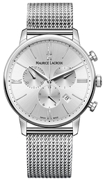Maurice Lacroix Eliros Chronograph Srebrny/Stal Ø40 mm EL1098-SS002-110-1