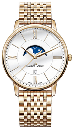 Maurice Lacroix Eliros Moonphase Biały/Stal w odcieniu złota Ø40 mm EL1108-PVP06-112-1