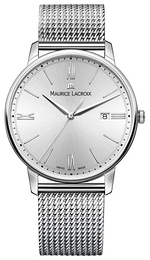 Maurice Lacroix Eliros Date Srebrny/Stal Ø40 mm EL1118-SS002-110-1