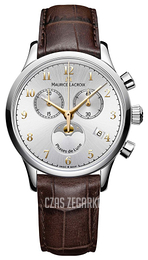 Maurice Lacroix Les Classiques Ladies Srebrny/Skóra Ø38 mm LC1087-SS001-121-1
