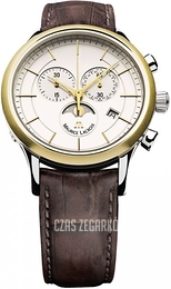 Maurice Lacroix Les Classiques Srebrny/Skóra Ø40 mm LC1148-PVY11-130