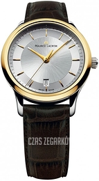Maurice Lacroix Les Classiques Srebrny/Skóra Ø38 mm LC1237-PVY11-130