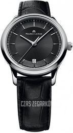 Maurice Lacroix Les Classiques Czarny/Skóra Ø38 mm LC1237-SS001-330