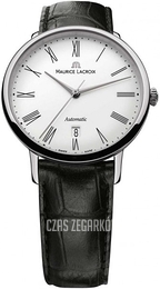 Maurice Lacroix Les Classiques Srebrny/Skóra Ø38 mm LC6067-SS001-110-001