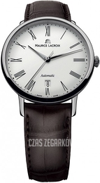Maurice Lacroix Les Classiques Srebrny/Skóra Ø38 mm LC6067-SS001-110-002