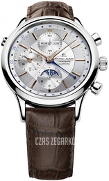 Maurice Lacroix Maurice Lacroix Les Classiques Srebrny/Skóra Ø41 mm LC6078-SS001-131