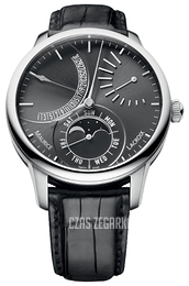 Maurice Lacroix Masterpiece Czarny/Skóra Ø43 mm MP6528-SS001-330-1