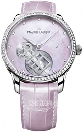 Maurice Lacroix Maurice Lacroix Masterpiece Różowy/Skóra Ø43 mm MP7158-SD501-570