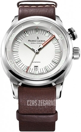 Maurice Lacroix Pontos Srebrny/Skóra Ø43 mm PT6248-SS001-130-002