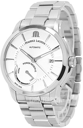 Maurice Lacroix Pontos Power Reserve Srebrny/Stal Ø41 mm PT6368-SS002-130-1