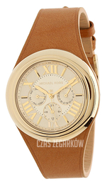 Michael Kors Camille Żółte złoto/Skóra Ø43 mm MK2312
