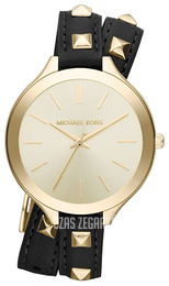 Michael Kors Zloty/Skóra Ø42 mm MK2317