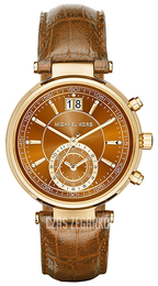 Michael Kors Sawyer Brązowy/Skóra Ø39 mm MK2424