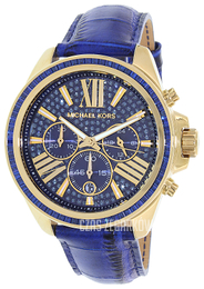 Michael Kors Zestaw kryształów/Skóra Ø42 mm MK2450