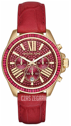 Michael Kors Zestaw kryształów/Skóra Ø42 mm MK2452