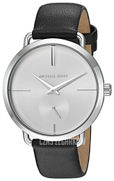 Michael Kors Srebrny/Skóra Ø36.5 mm MK2658