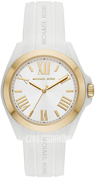 Michael Kors Biały/Guma Ø40 mm MK2730