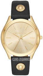 Michael Kors Żółte złoto/Skóra Ø42 mm MK2743