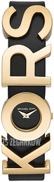 Michael Kors Czarny/Stal w odcieniu złota Ø23 mm MK2852