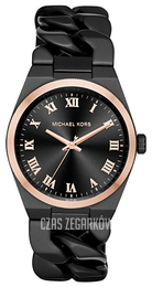 Michael Kors Czarny/Stal Ø38 mm MK3415