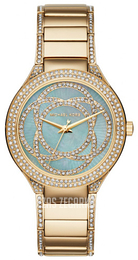 Michael Kors Niebieski/Stal w odcieniu złota Ø38 mm MK3481