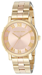 Michael Kors Norie Różowe złoto/Stal w kolorze różowego złota Ø38 mm MK3586