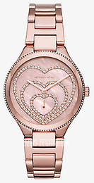 Michael Kors Różowe złoto/Stal w kolorze różowego złota Ø36 mm MK3605