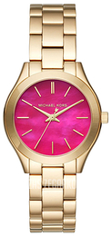 Michael Kors Runway Różowy/Stal w odcieniu złota Ø34 mm MK3707