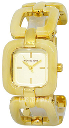 Michael Kors Biały/Stal w odcieniu złota MK4244