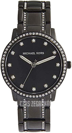 Michael Kors Czarny/Stal Ø35 mm MK4328