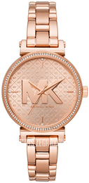 Michael Kors Sofie Różowe złoto/Stal w kolorze różowego złota Ø36 mm MK4335