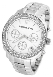 Michael Kors Biały/Stal Ø39 mm MK5178