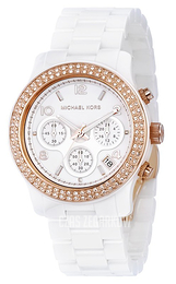 Michael Kors Biały/Czeramiczna Ø39 mm MK5269