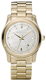 Michael Kors Biały/Stal w odcieniu złota Ø40 mm MK5303
