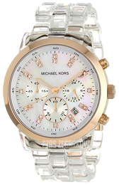 Michael Kors Biały/Żywica z tworzywa sztucznego Ø43 mm MK5394