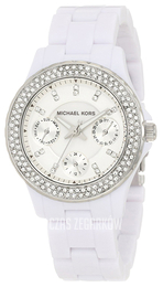 Michael Kors Madison Biały/Plastik Ø40 mm MK5458