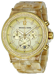 Michael Kors Szampański/Żywica z tworzywa sztucznego Ø42 mm MK5529