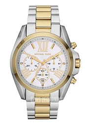 Michael Kors Bradshaw Srebrny/Stal w odcieniu złota Ø43 mm MK5627