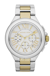 Michael Kors Camille Biały/Stal w odcieniu złota Ø43 mm MK5653