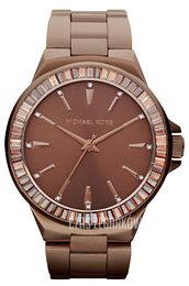 Michael Kors Glitz Brązowy/Stal Ø45 mm MK5724