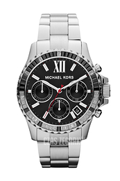 Michael Kors Everest Czarny/Stal Ø41.5 mm MK5753