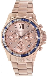 Michael Kors Everest Różowe złoto/Stal w kolorze różowego złota Ø41.5 mm MK5755
