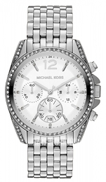Michael Kors Pressley Biały/Stal Ø39 mm MK5834