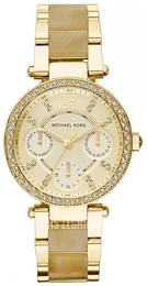 Michael Kors Parker Żółte złoto/Stal w odcieniu złota Ø38 mm MK5842