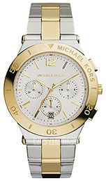 Michael Kors Wyatt Biały/Stal Ø40 mm MK5934