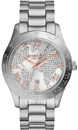 Michael Kors Layton Srebrny/Stal Ø43 mm MK5958